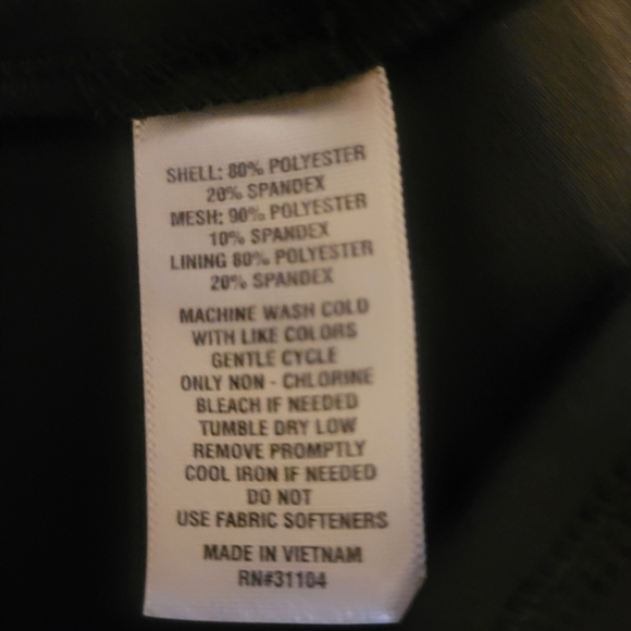 ZELOS Black Athletic Racerback Midi Dress. Size L - Picture 2 of 5